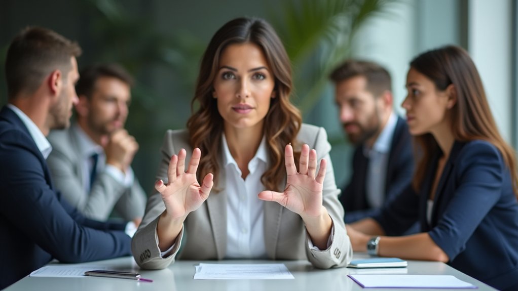 Body Language Hacks to Project Confidence in Meetings strategic hand gestures enhance communication